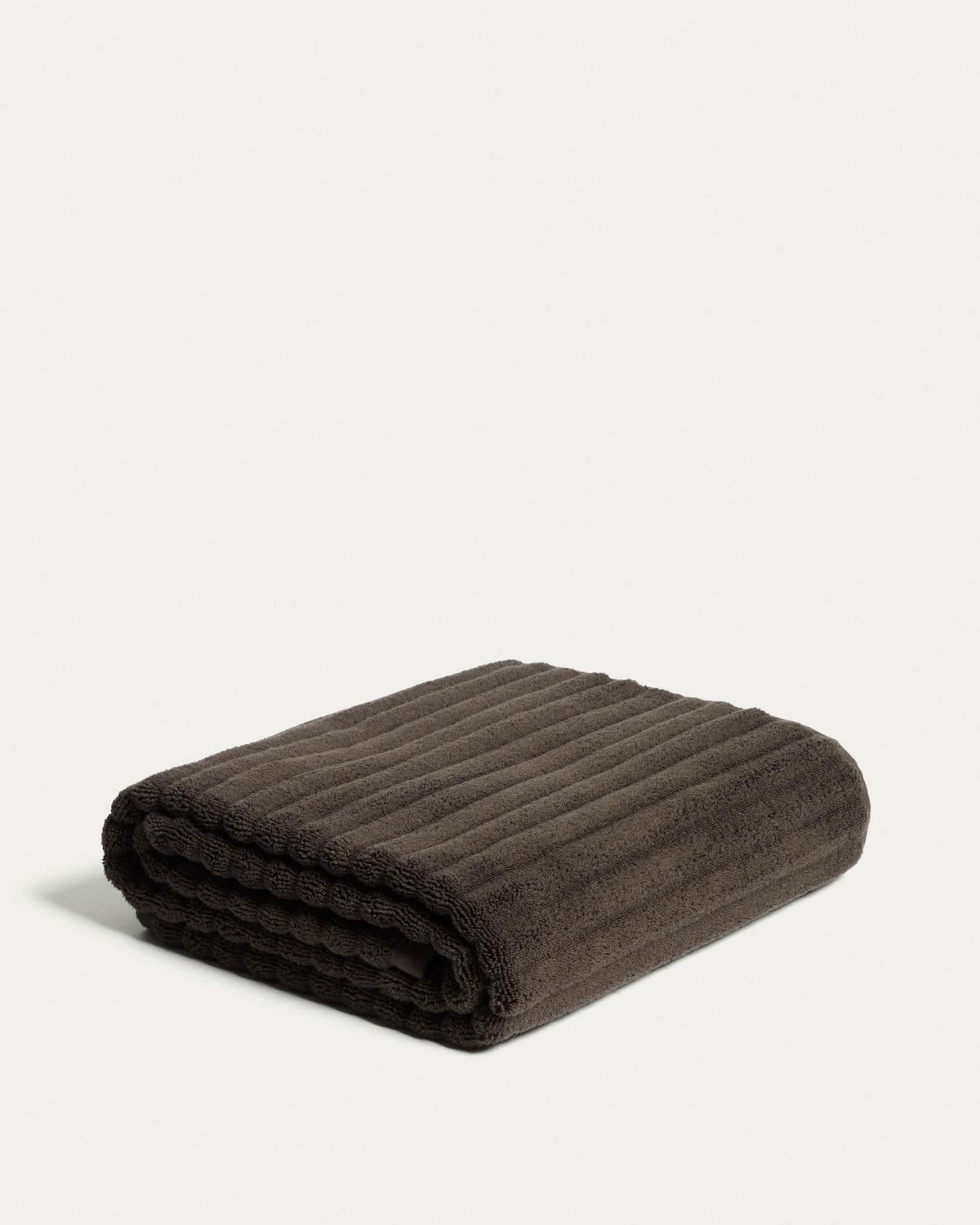 Toalla de baño Navira 100% algodón marrón 70 x 140 cm