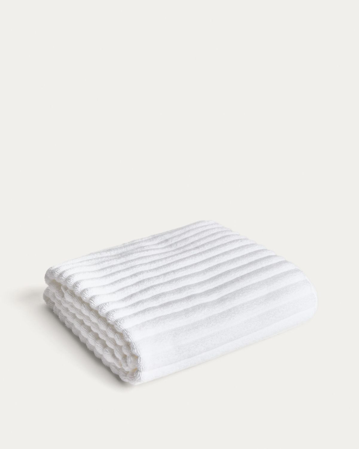 Toalla de baño Navira 100% algodón blanco 70 x 140 cm