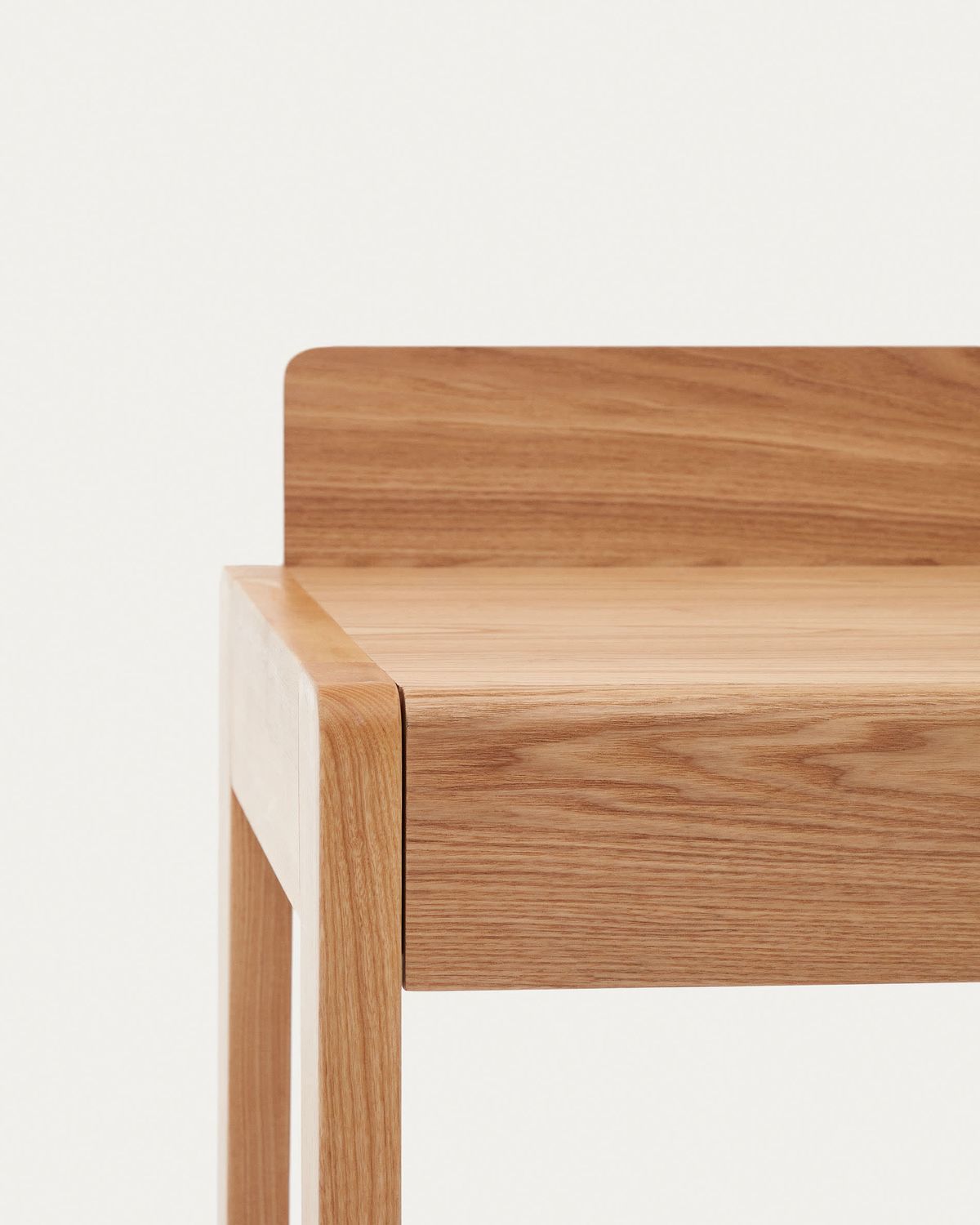 Mesa Arandu de chapa y madera maciza de fresno 120 x 60 cm