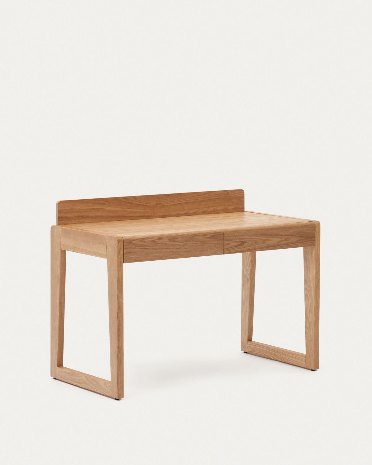 Mesa Arandu de chapa y madera maciza de fresno 120 x 60 cm