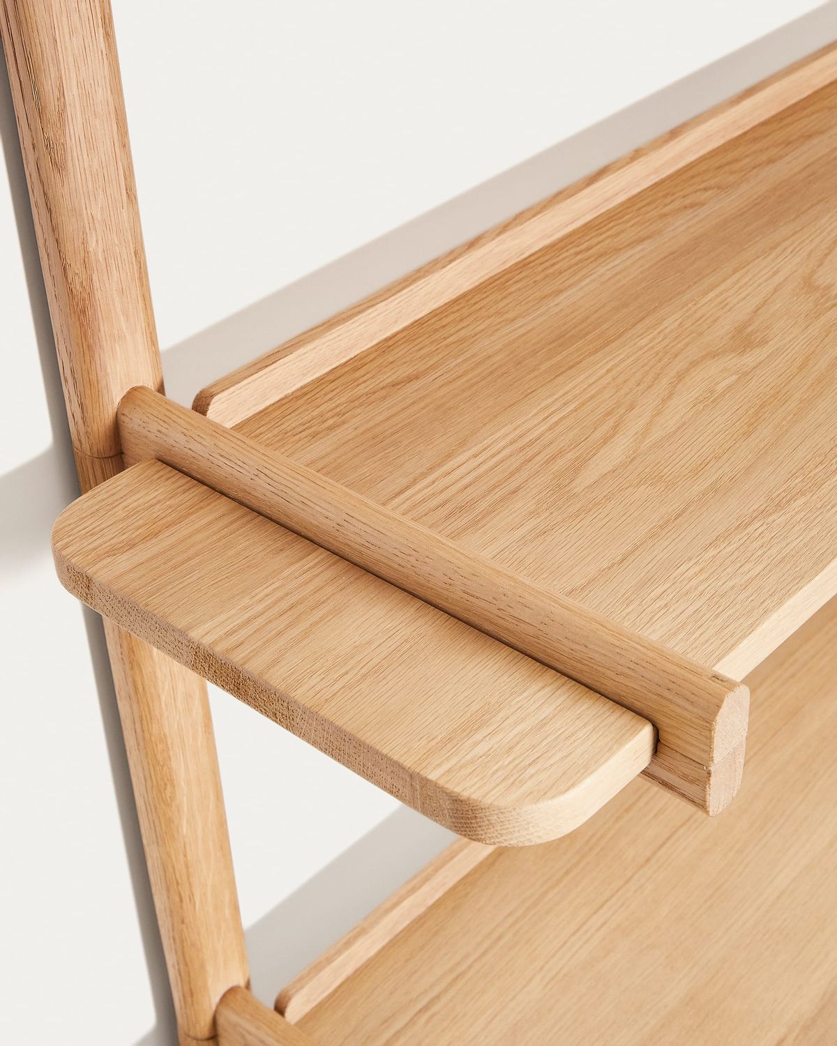 Estantería modular Sitra 3 baldas madera maciza roble acabado natural 110cm FSC Mix Credit