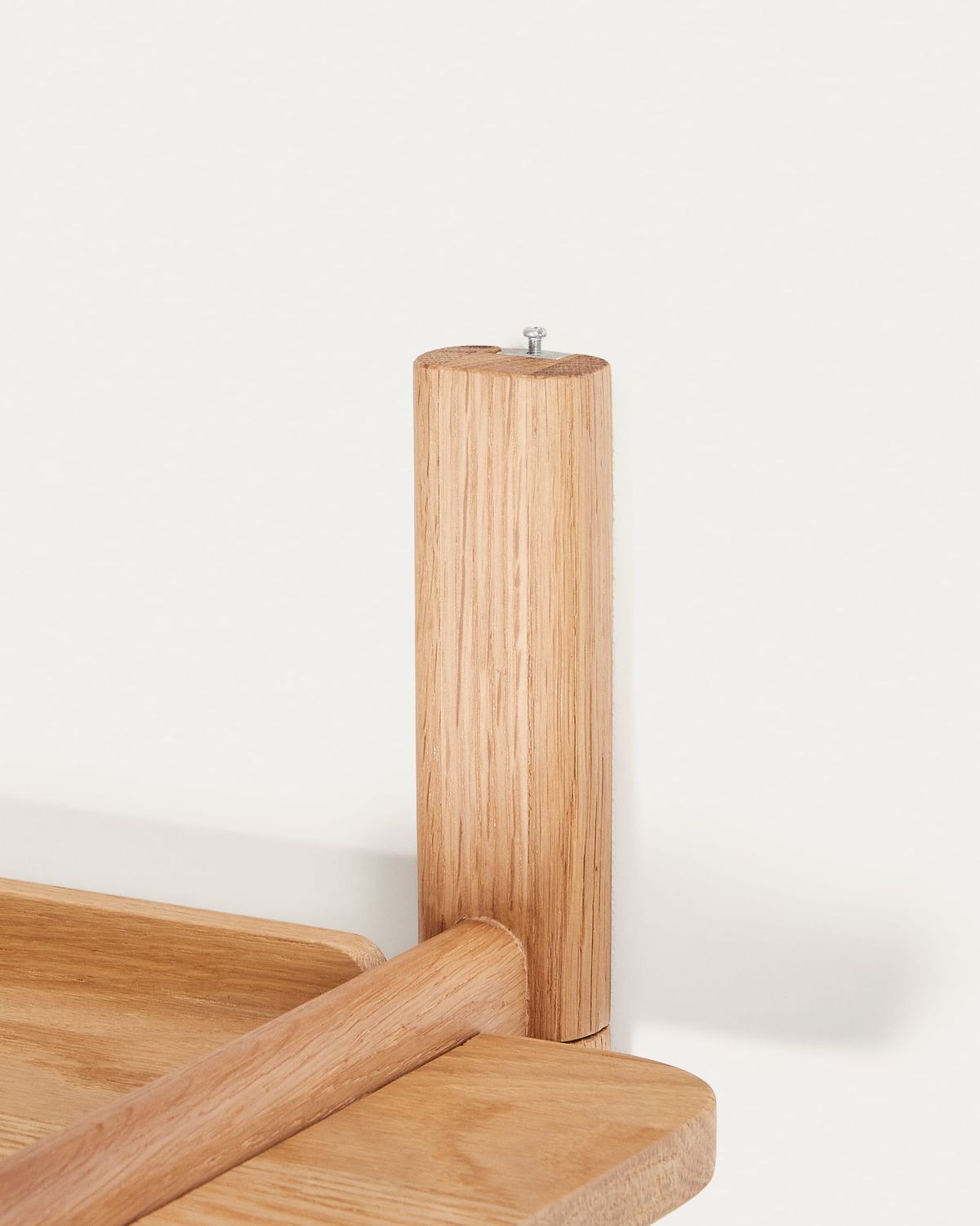 Estantería modular Sitra 3 baldas madera maciza roble acabado natural 110cm FSC Mix Credit