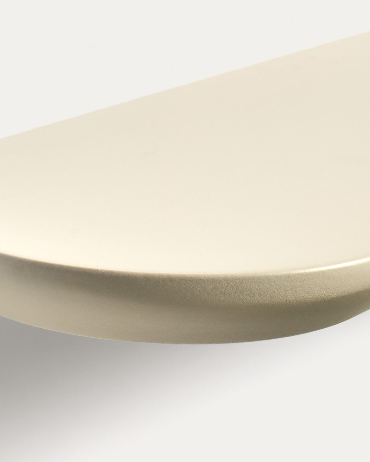 Set Arely de 2 estantes de MDF con acabado lacado beige 35 cm / 55 cm