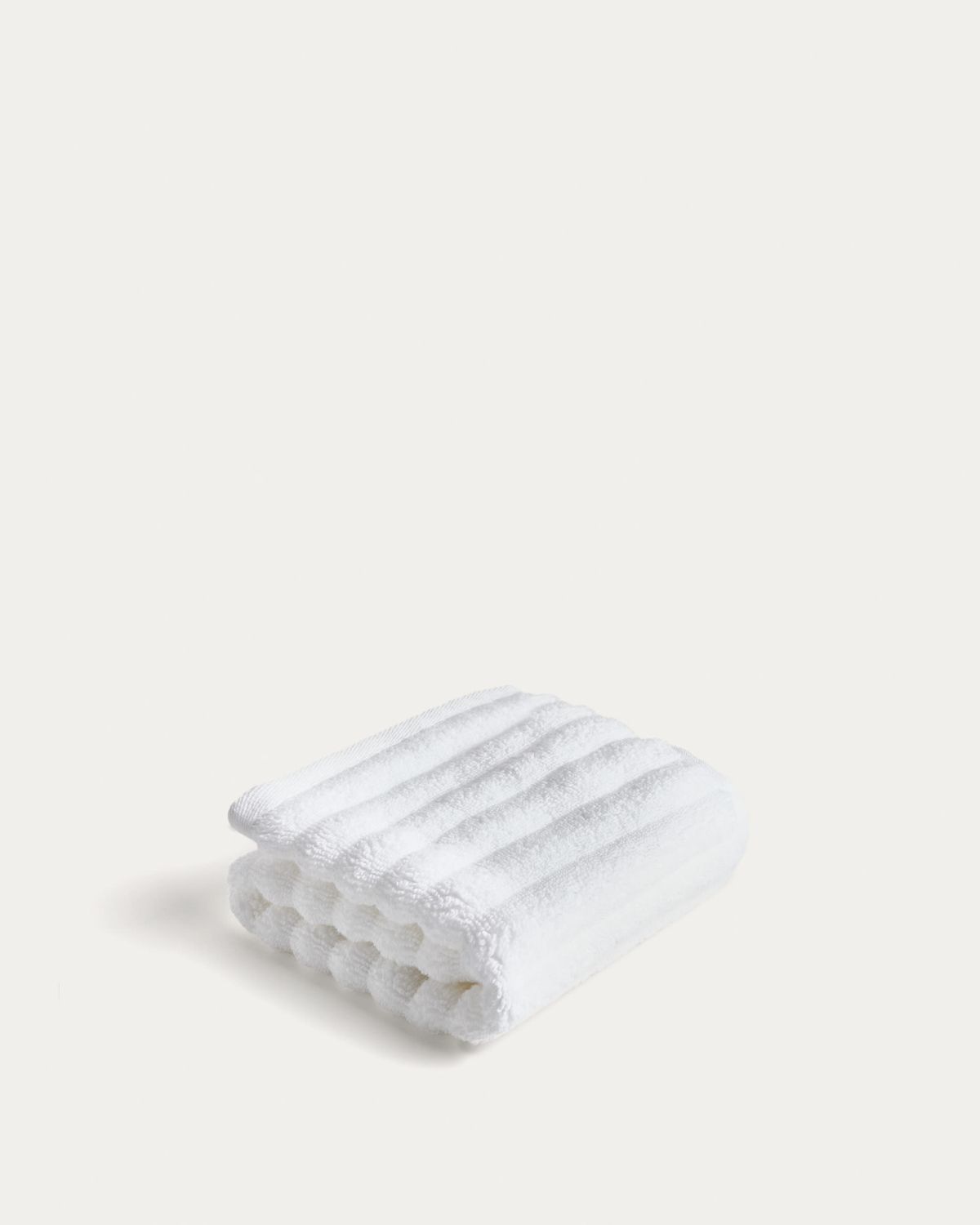 Toalla de tocador Navira 100% algodón blanco 30 x 50 cm