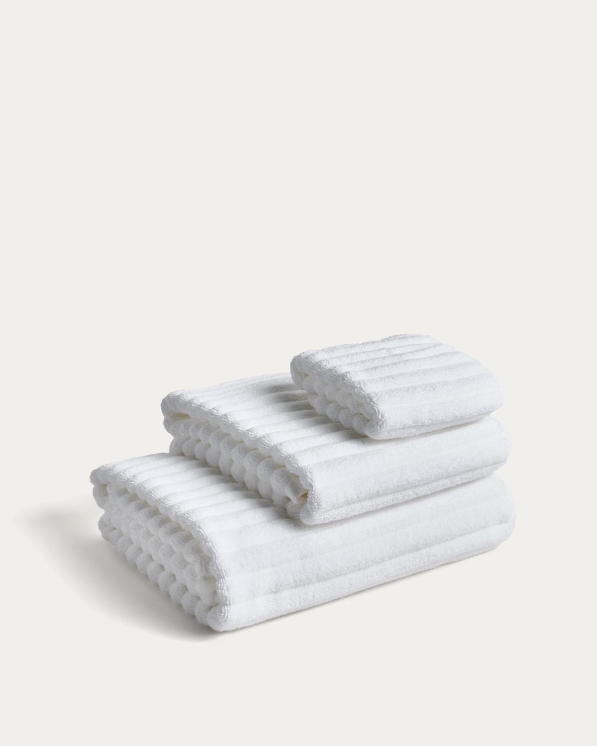 Toalla de tocador Navira 100% algodón blanco 30 x 50 cm