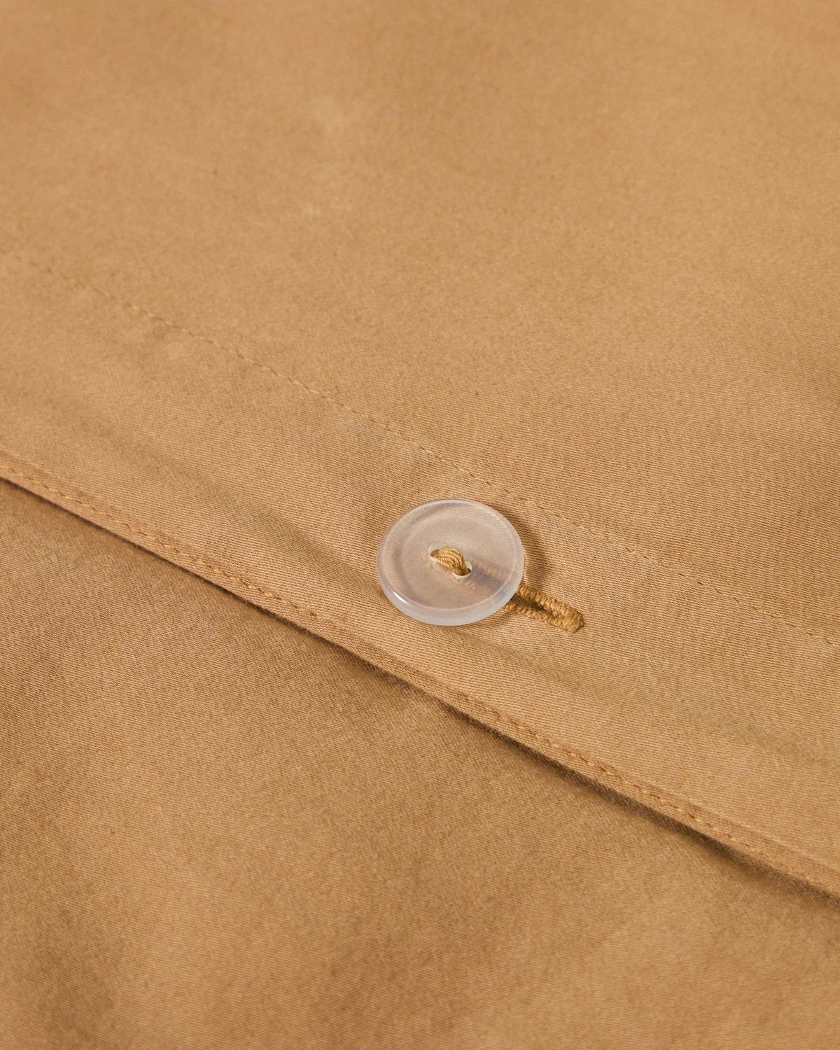 Funda nórdica Sirale 100% algodón satén acabado lavado color cobre para cama de 180 cm