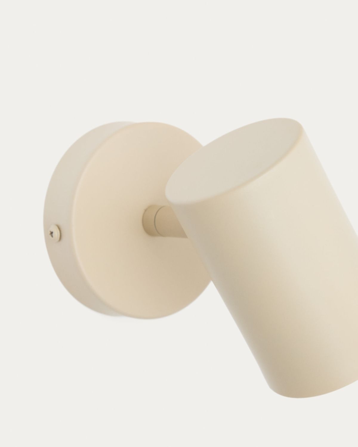 Aplique de pared Manie de metal con acabado texturizado beige