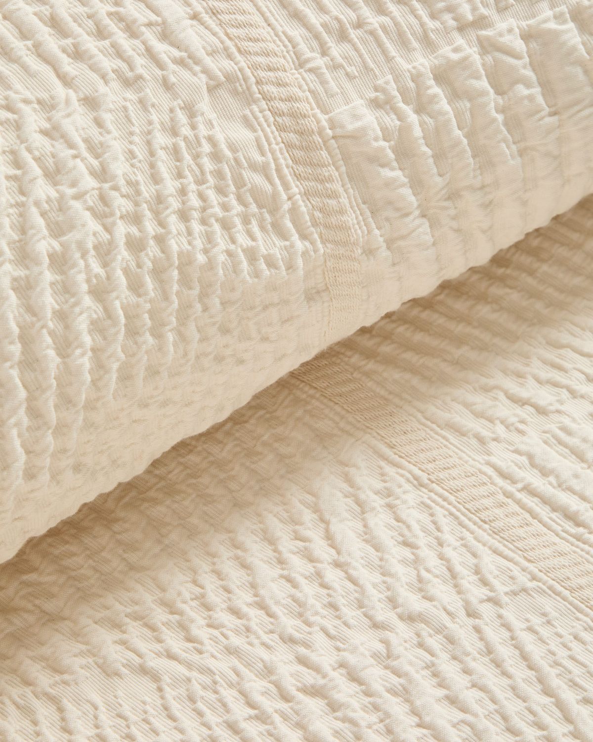 Colcha Raylo 100% algodón con estructura a rayas para cama de 90/135 cm