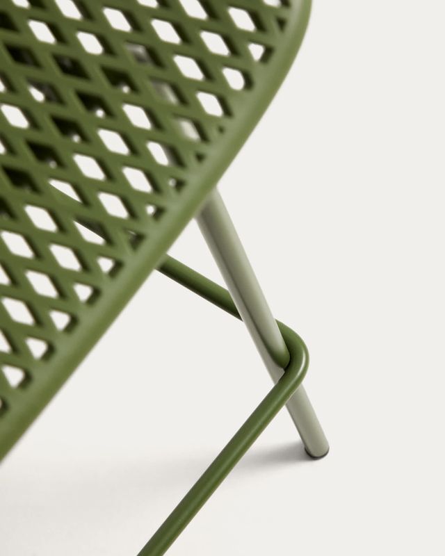 Taburete exterior Quinby verde 65 cm