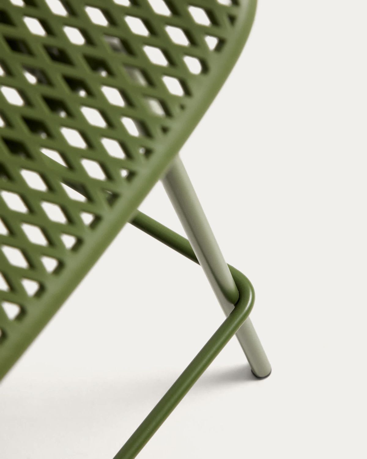 Taburete exterior Quinby verde 65 cm