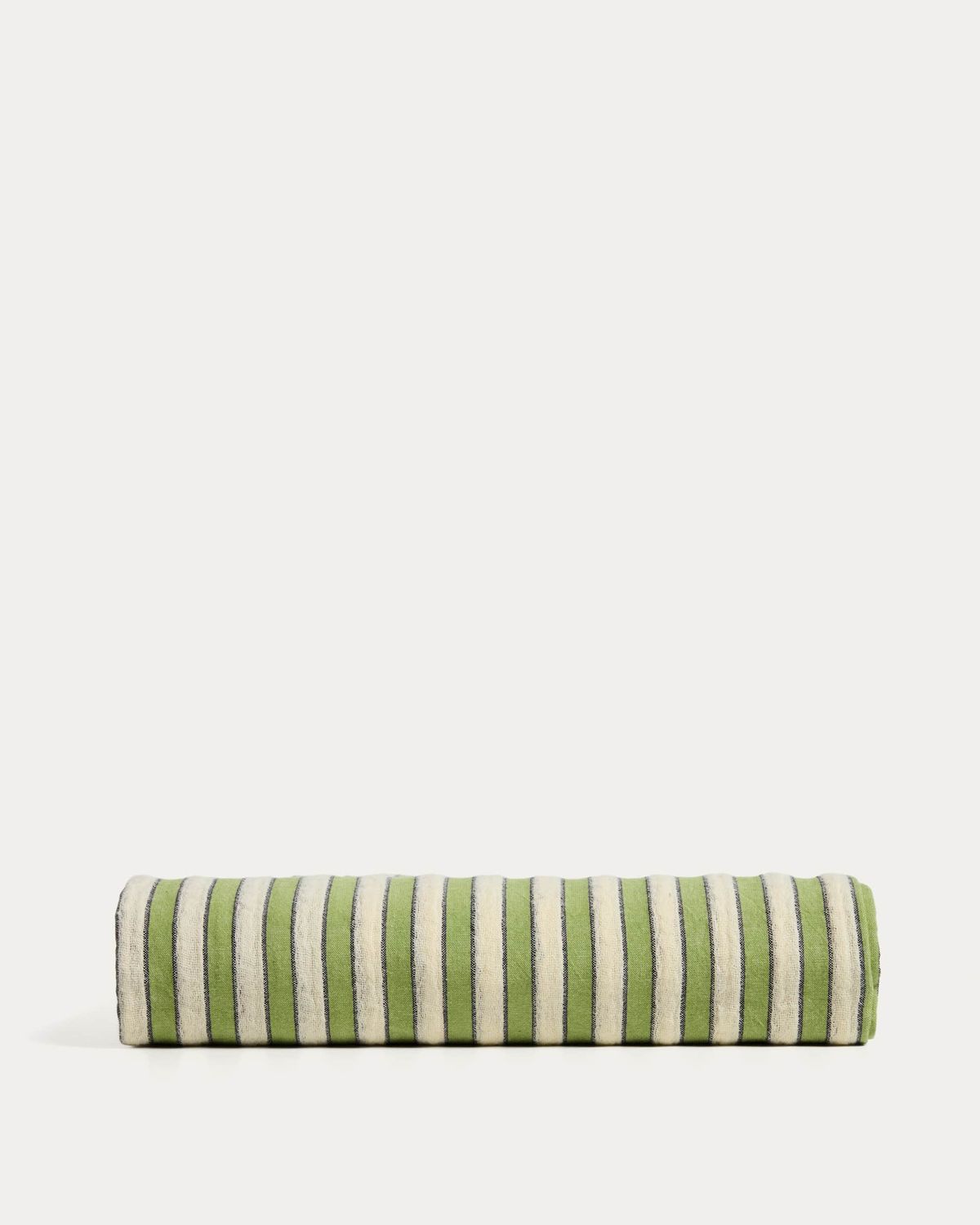 Mantel Ulena 100% algodón rayas verde 170 x 250 cm
