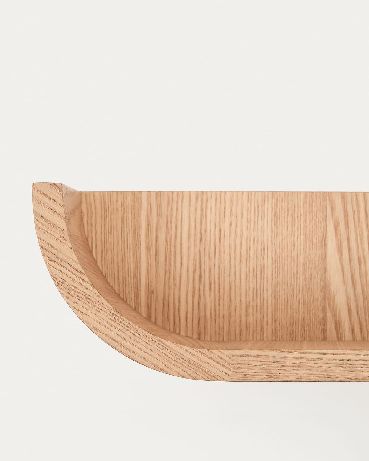 Estante Salaya de madera contrachapada de fresno con acabado natural 60 x 12 cm