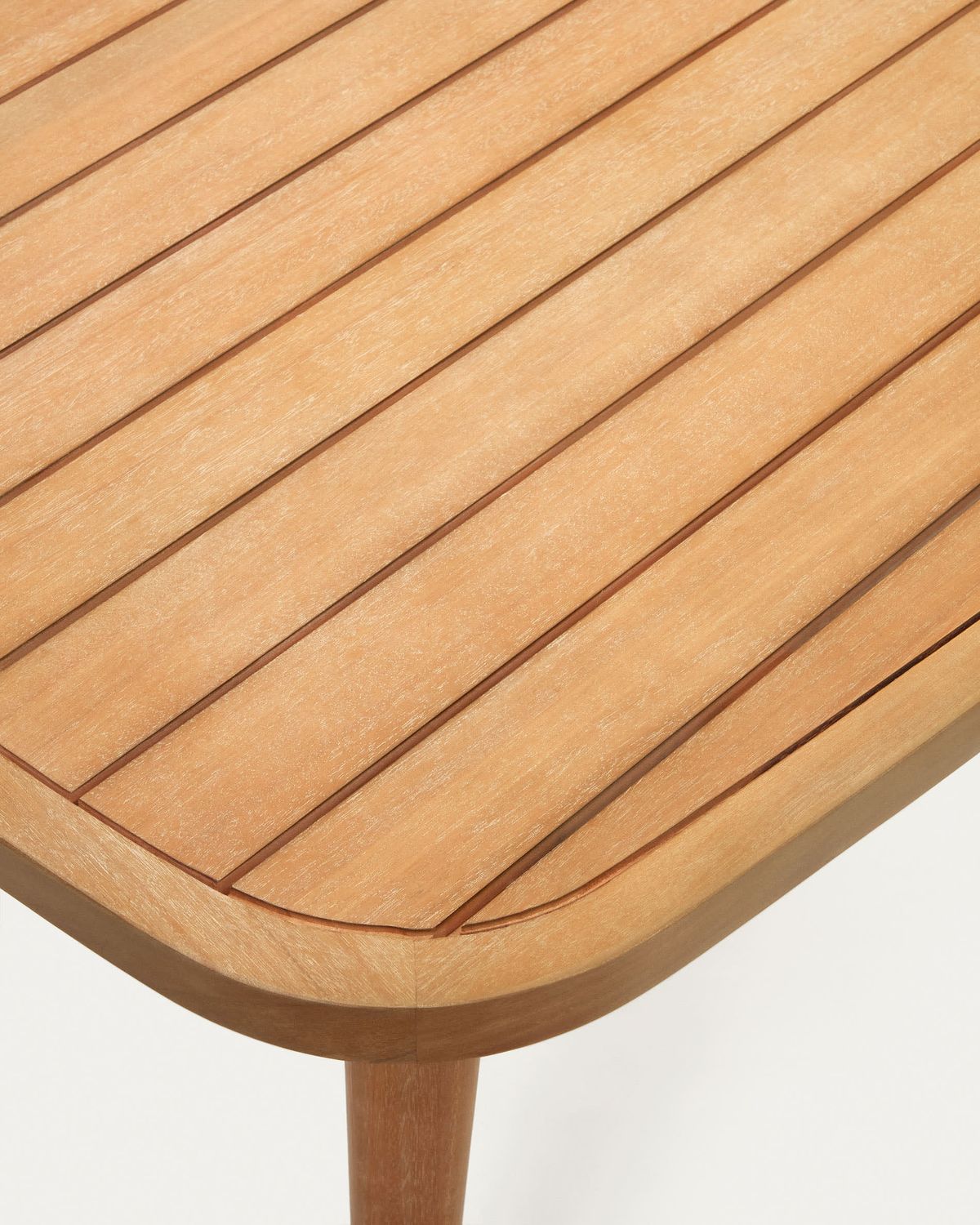 Mesa 100% exterior Maset de madera maciza de eucalipto 225 x 100 cm FSC 100%