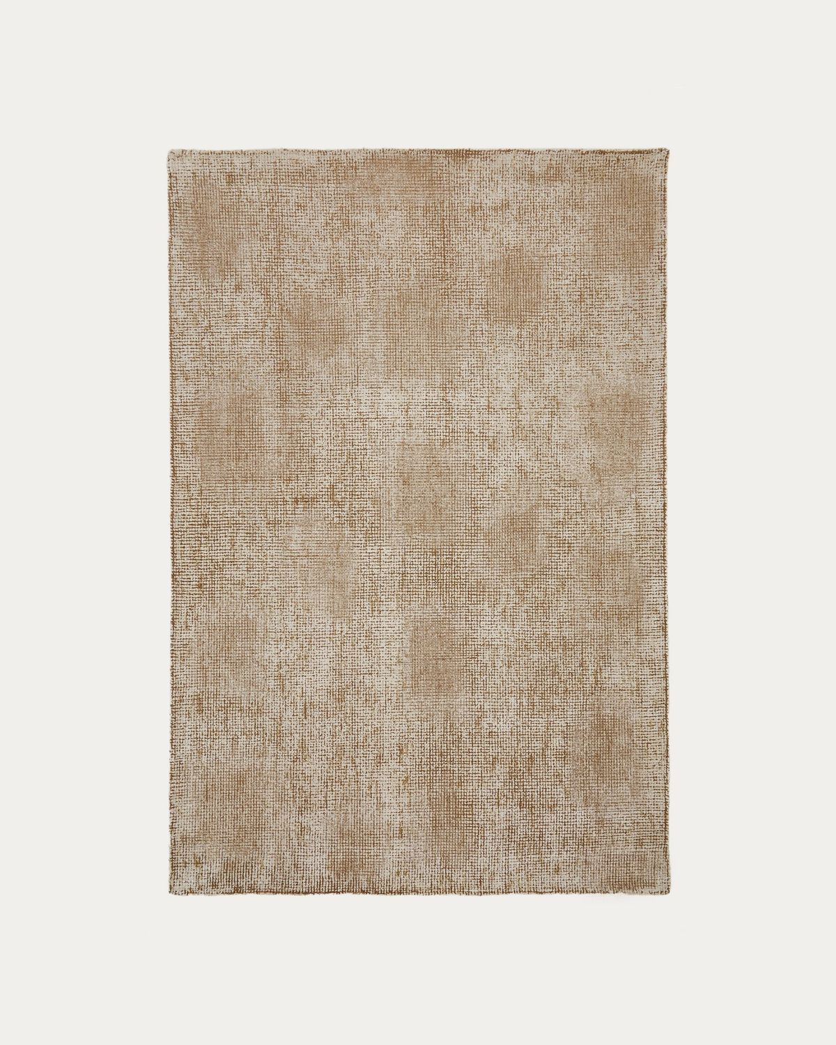 Alfombra Susi de lana y viscosa de bambú verde 160 x 230 cm