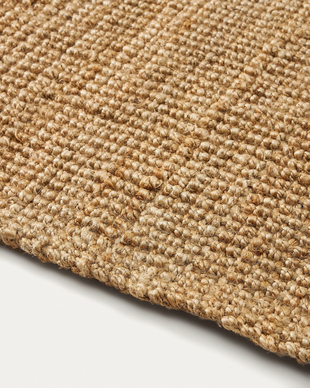 Alfombra Madelin de yute natural 160 x 230 cm