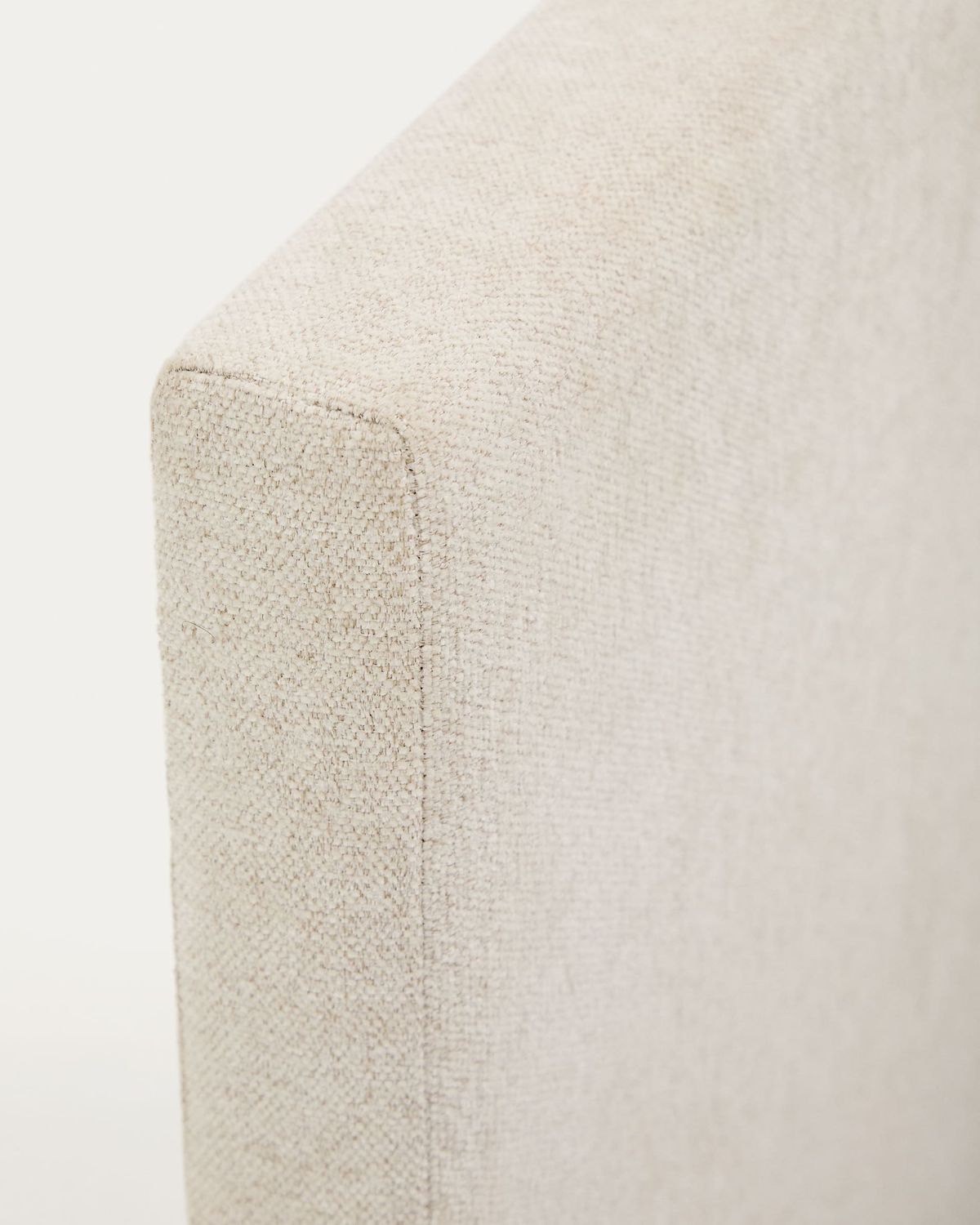 Cama con canapé abatible Nahiri chenilla beige para colchón de 150 x 200 cm FSC 100%