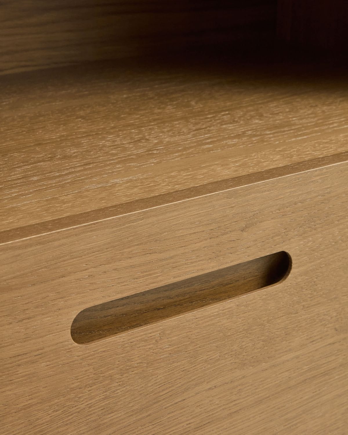 Estantería Arelida de chapa y madera maciza de roble acabado marrón claro 90 x 185 cm FSC Mix Credit