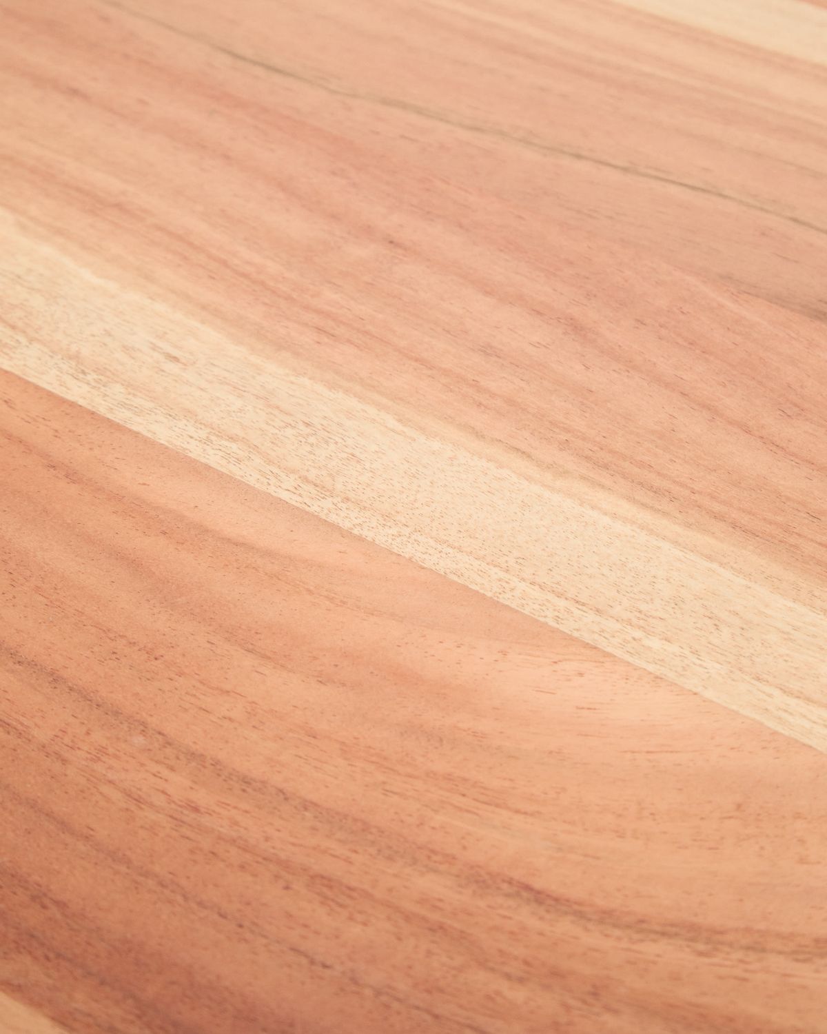 Mesa Uxue de madera maciza de acacia y patas de acero negro 160 x 90 cm