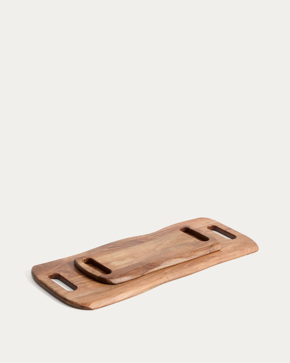 Tabla de servir Zeun de madera de acacia 40 x 20 cm
