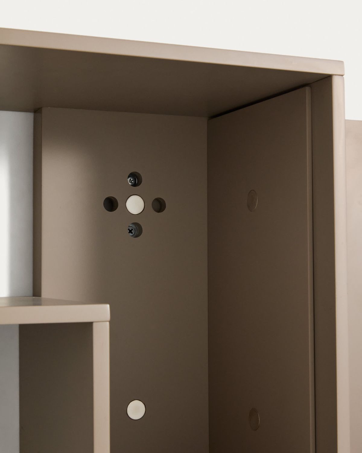 Estantería modular Ina de DM lacado topo 80 x 80 cm FSC 100%