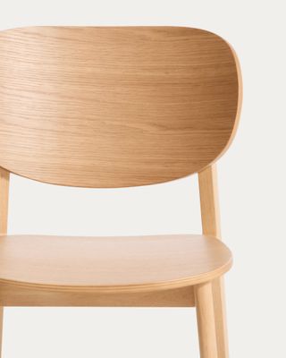 Silla Ludara de chapa de roble