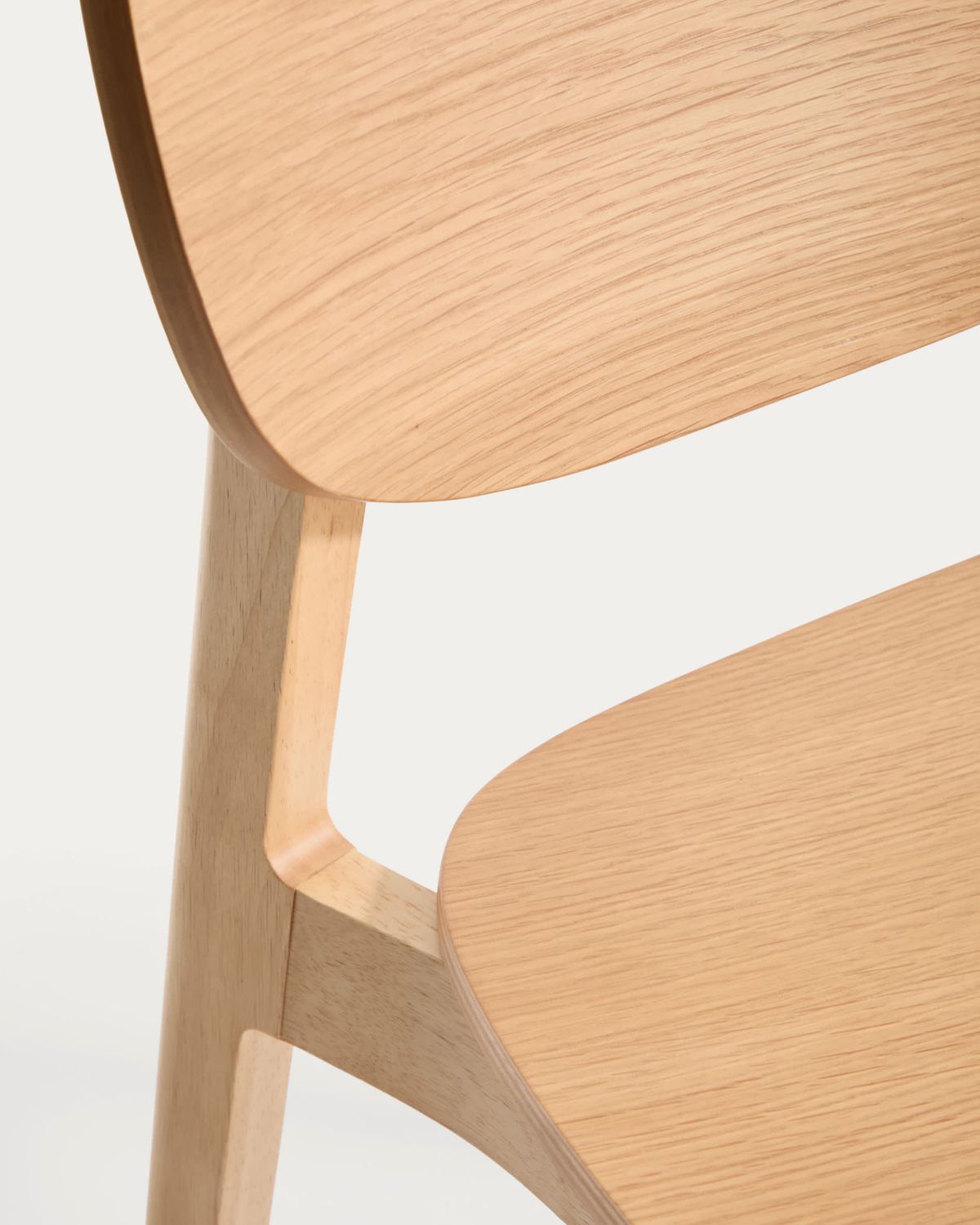 Silla Ludara de chapa de roble
