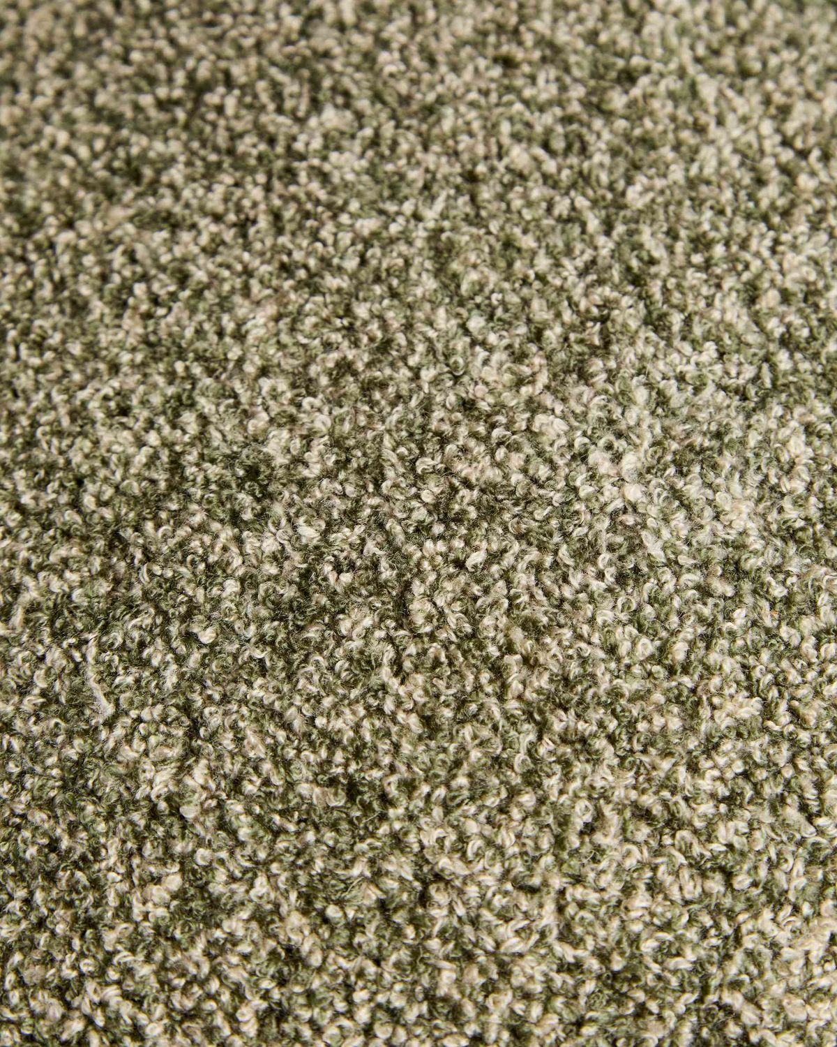 Funda de cojín Olinan de bouclé melange verde 50 x 50 cm