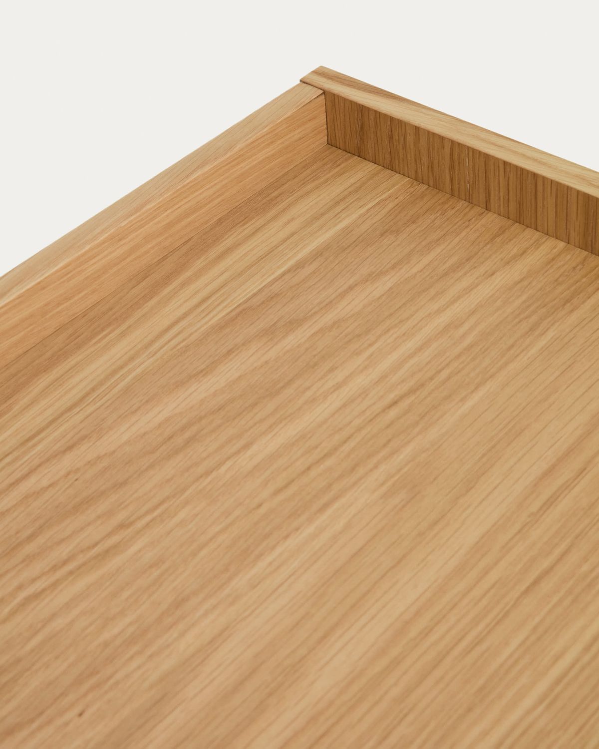 Aparador Onix de chapa de roble con acabado tono natural 150 x 80 cm FSC Mix Credit