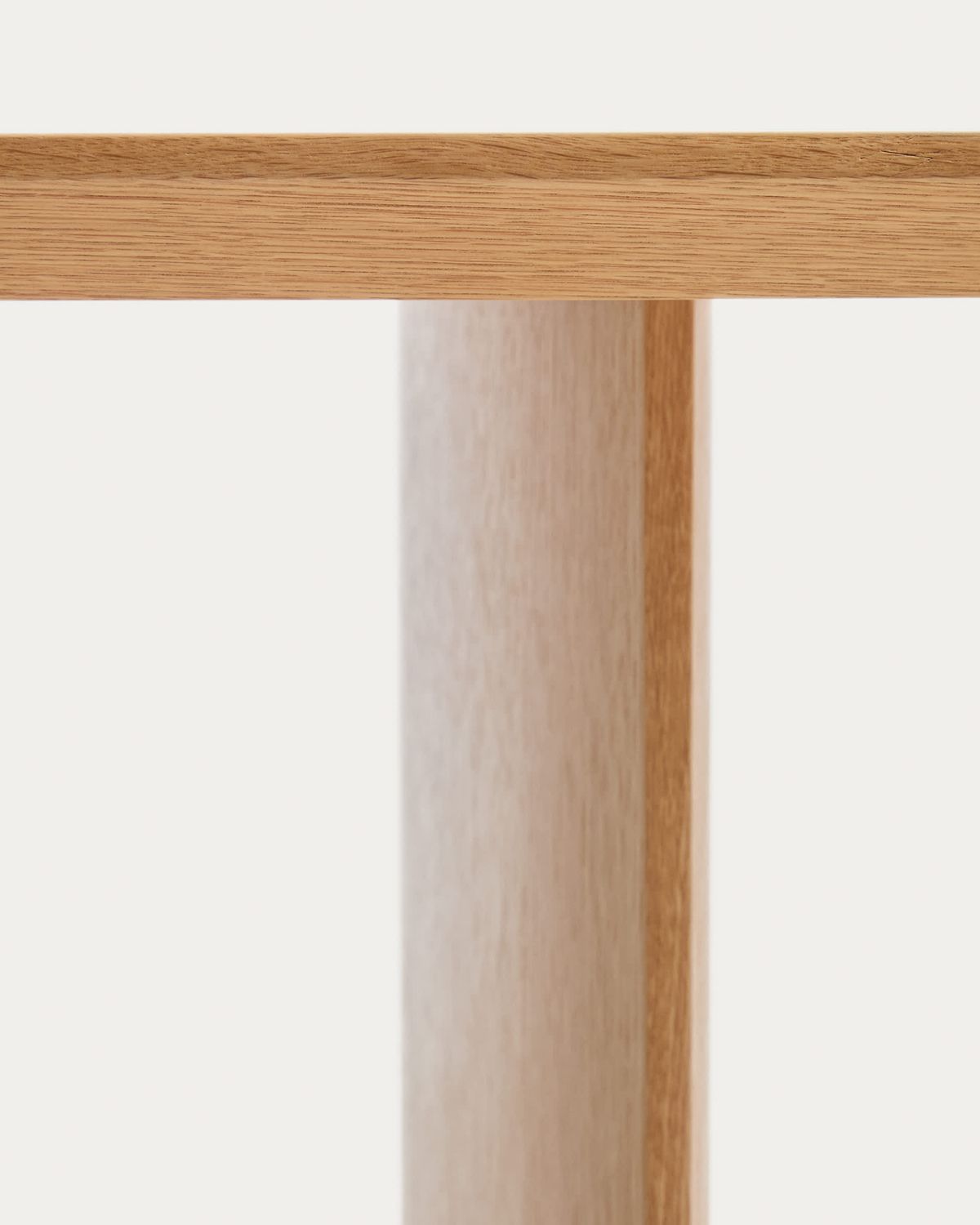 Mesa Litto de chapa de roble 160 x 90 cm