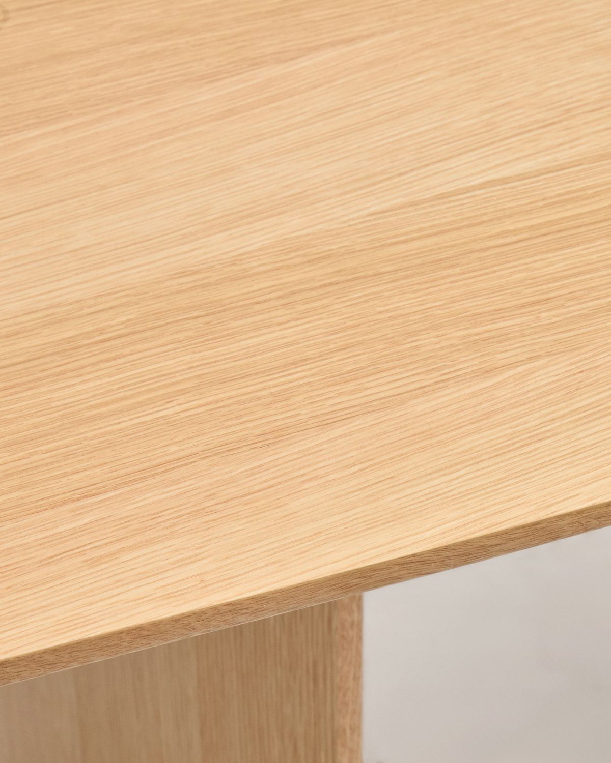 Mesa Litto de chapa de roble 160 x 90 cm