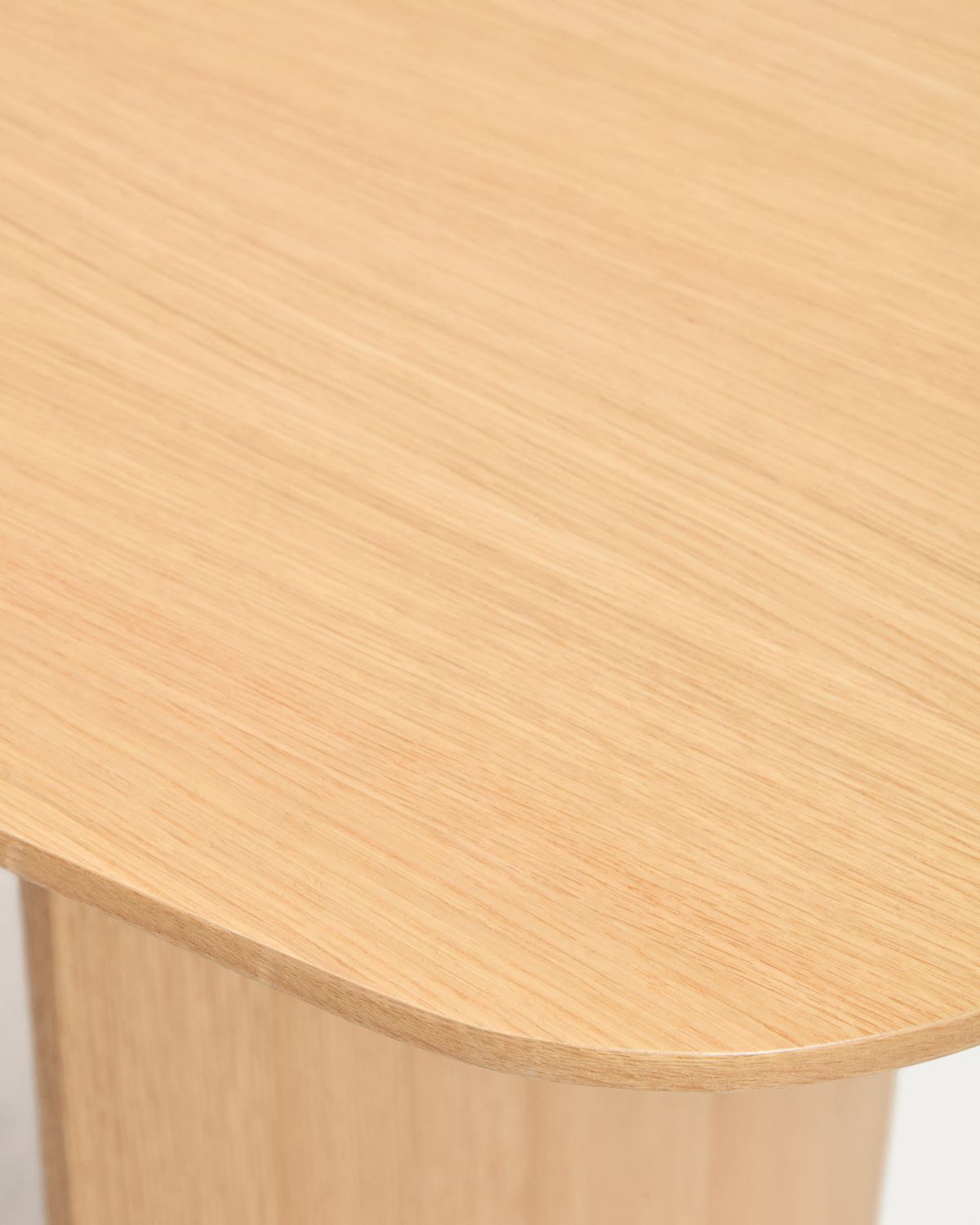 Mesa Litto de chapa de roble 160 x 90 cm