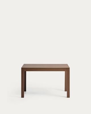 Mesa extensible Narevi en chapa de roble con acabado nogal 130 (190) x 80 cm Mesa extensible Narevi en chapa de roble con acabado nogal 130 (190) x 80 cm