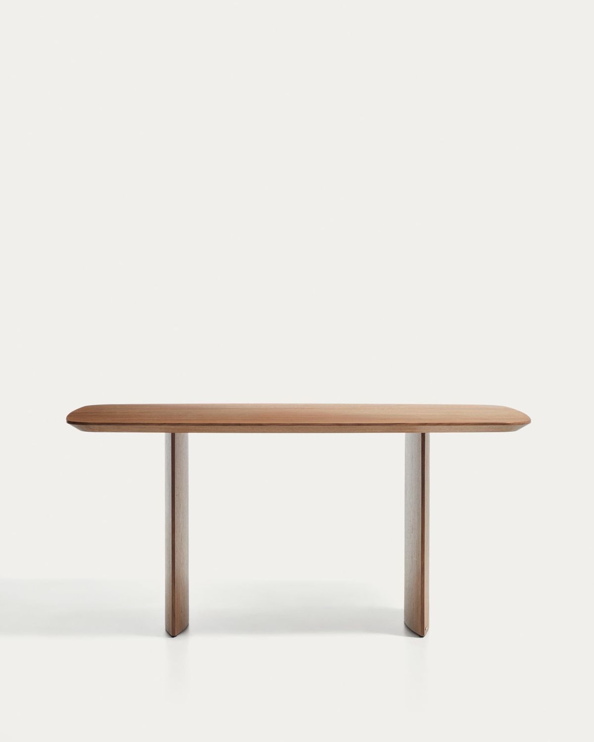 Mesa Litto de chapa de nogal 160 x 90 cm