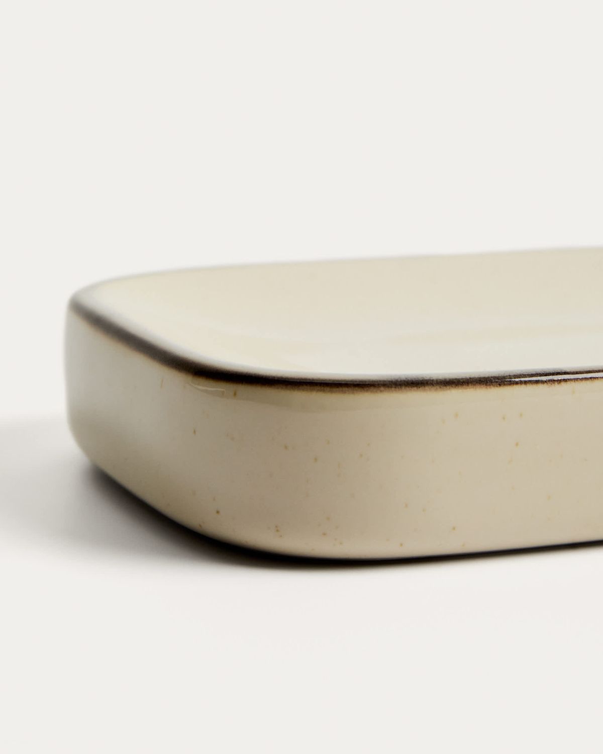 Jabonera Noris de gres esmaltado crudo