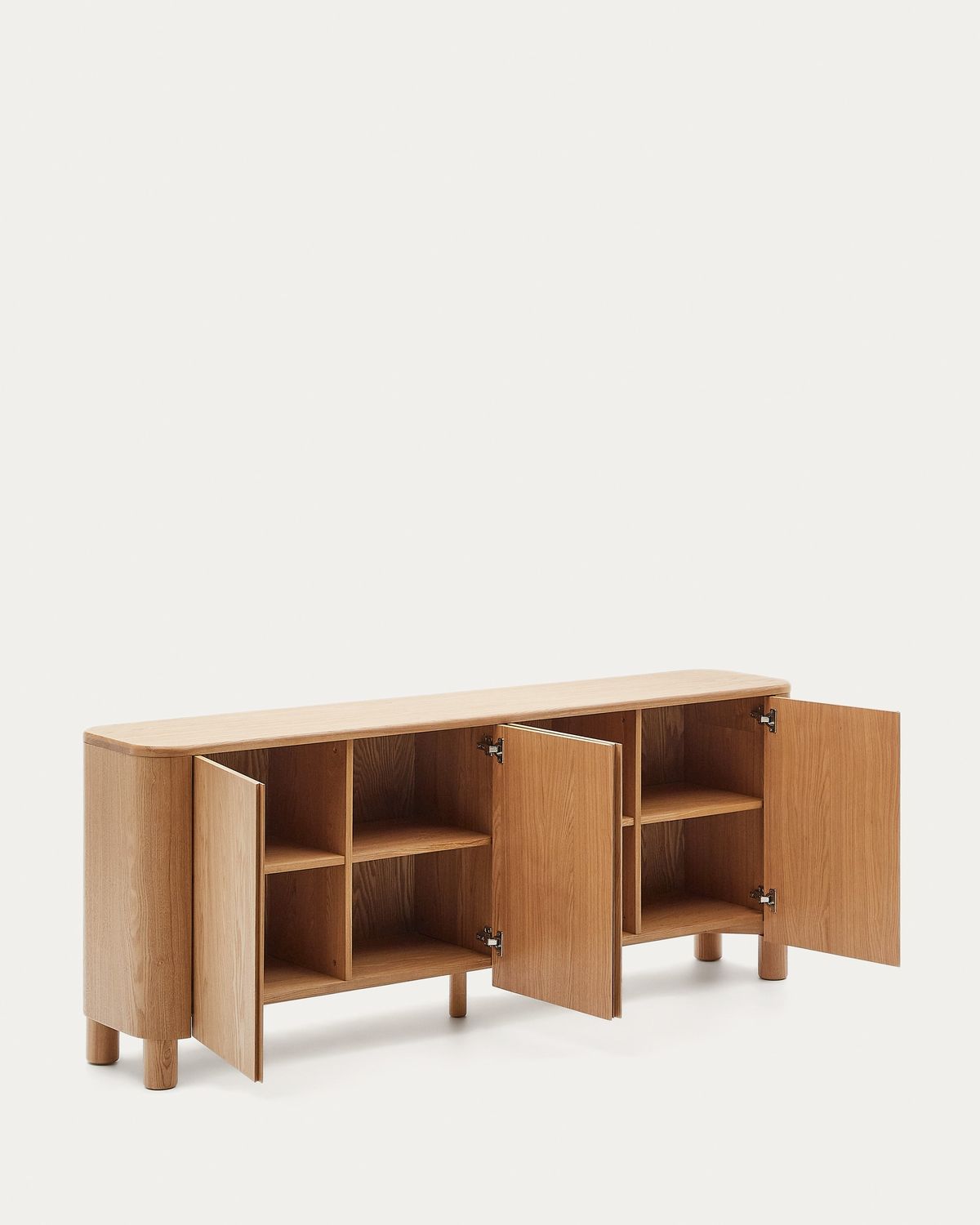 Aparador Salaya de madera contrachapada de fresno FSC Mix Credit 200 x 79 cm