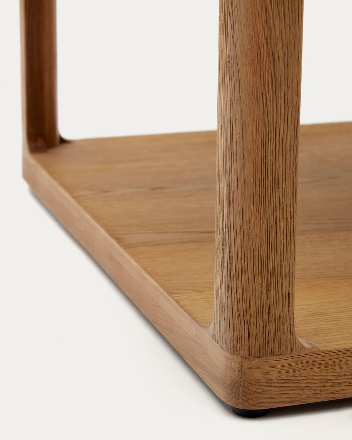 Mesa de centro Maymai de madera de roble 140 x 65 cm