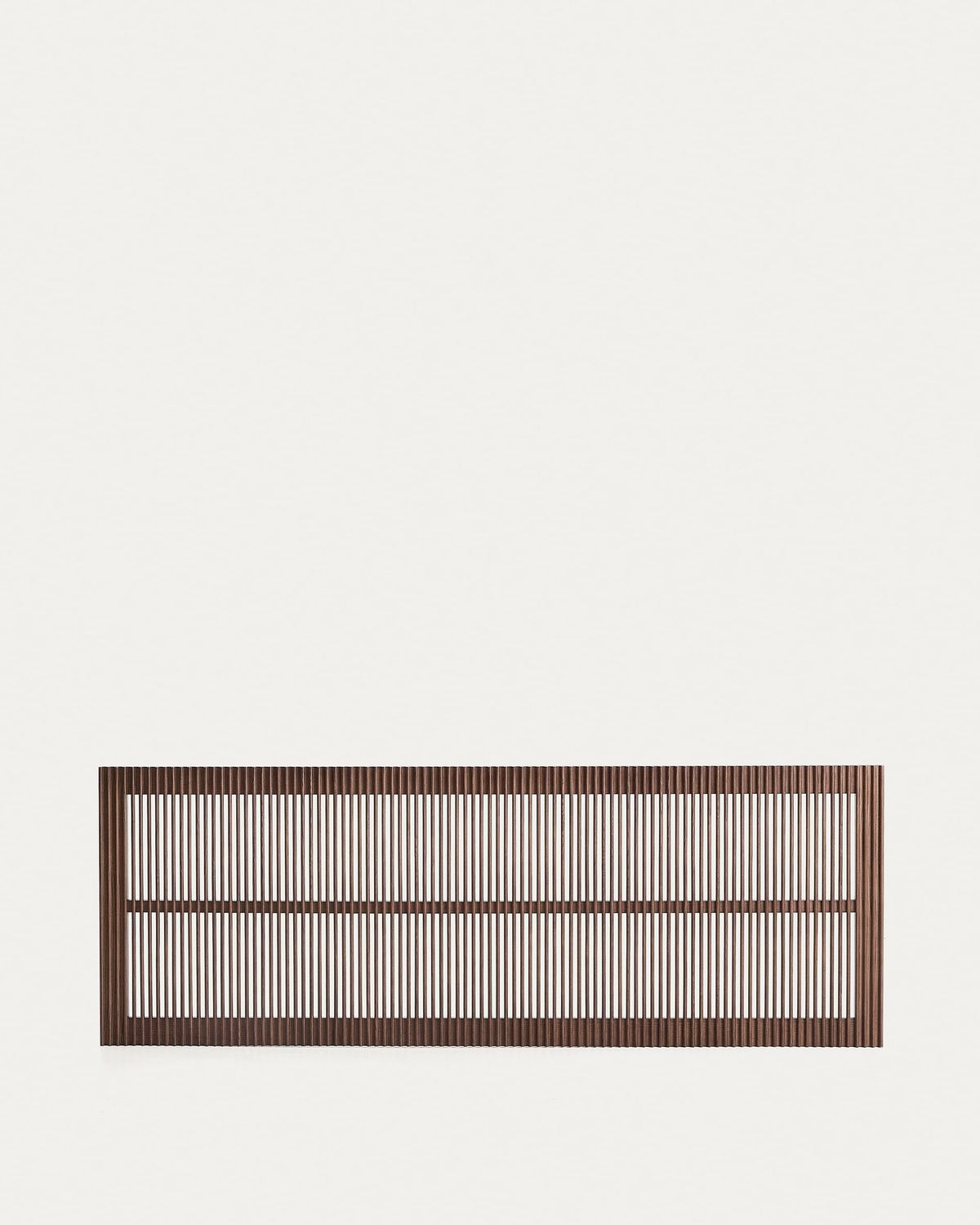 Cabecero Beyla de madera maciza de fresno con acabado tono nogal para cama de hasta 180 cm FSC 100%