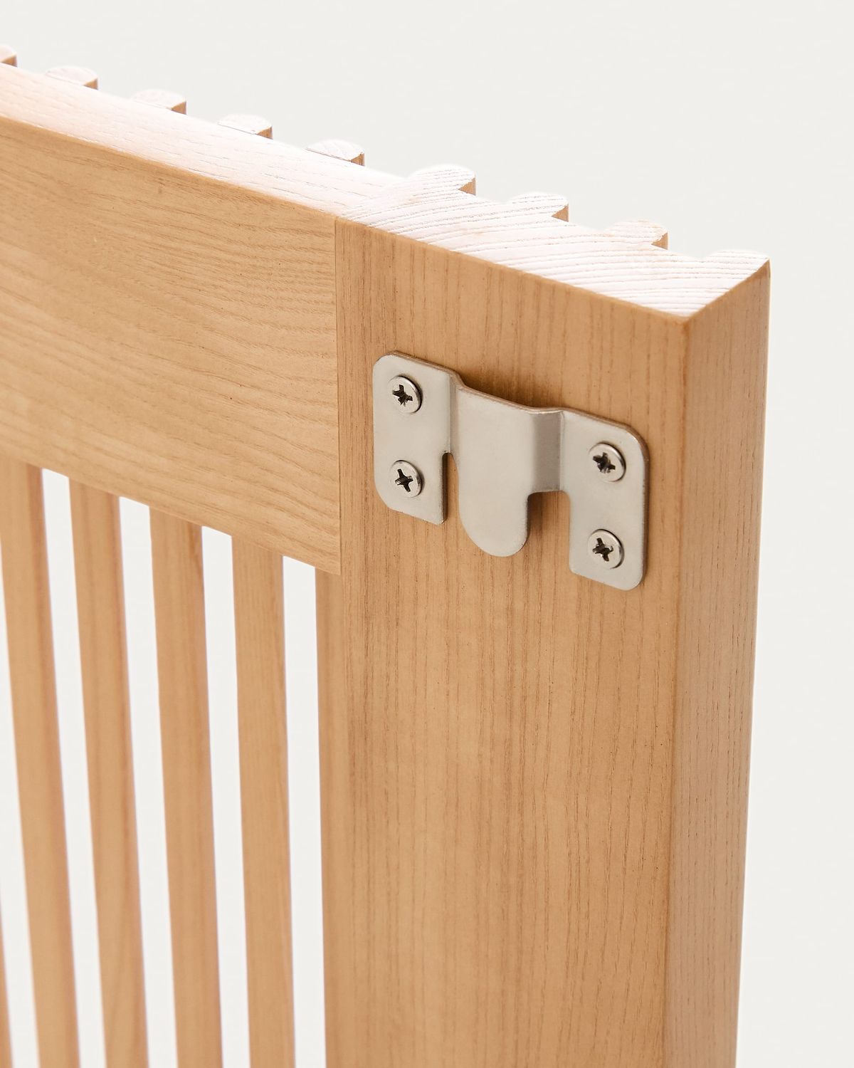 Cabecero Beyla de madera maciza de fresno para cama de hasta 90 cm FSC 100%