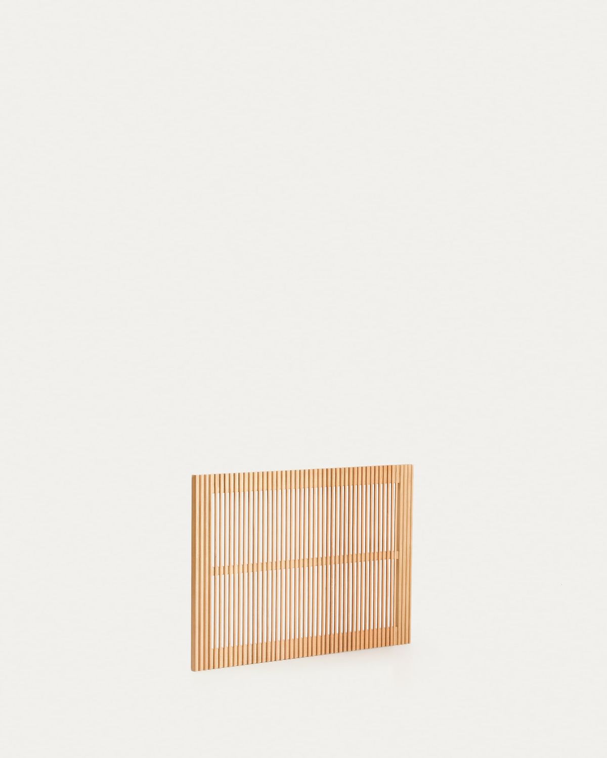 Cabecero Beyla de madera maciza de fresno para cama de hasta 90 cm FSC 100%