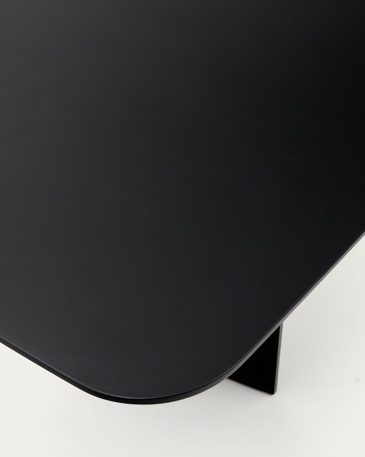 Mesa Litto DM lacado negro 200 x 100 cm