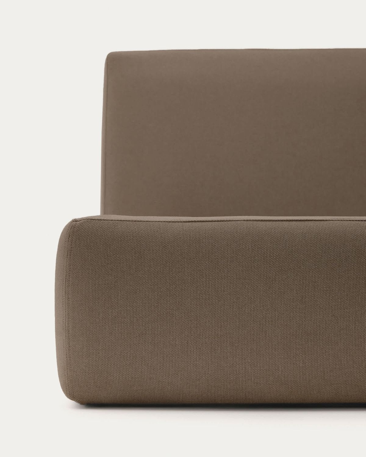 Cama desenfundable Blok marrón para colchón de 160 x 200 cm FSC Mix Credit