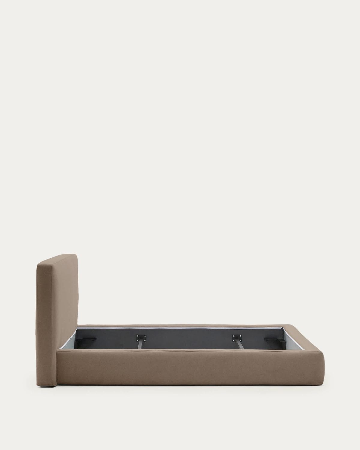 Cama desenfundable Blok marrón para colchón de 180 x 200 cm FSC Mix Credit