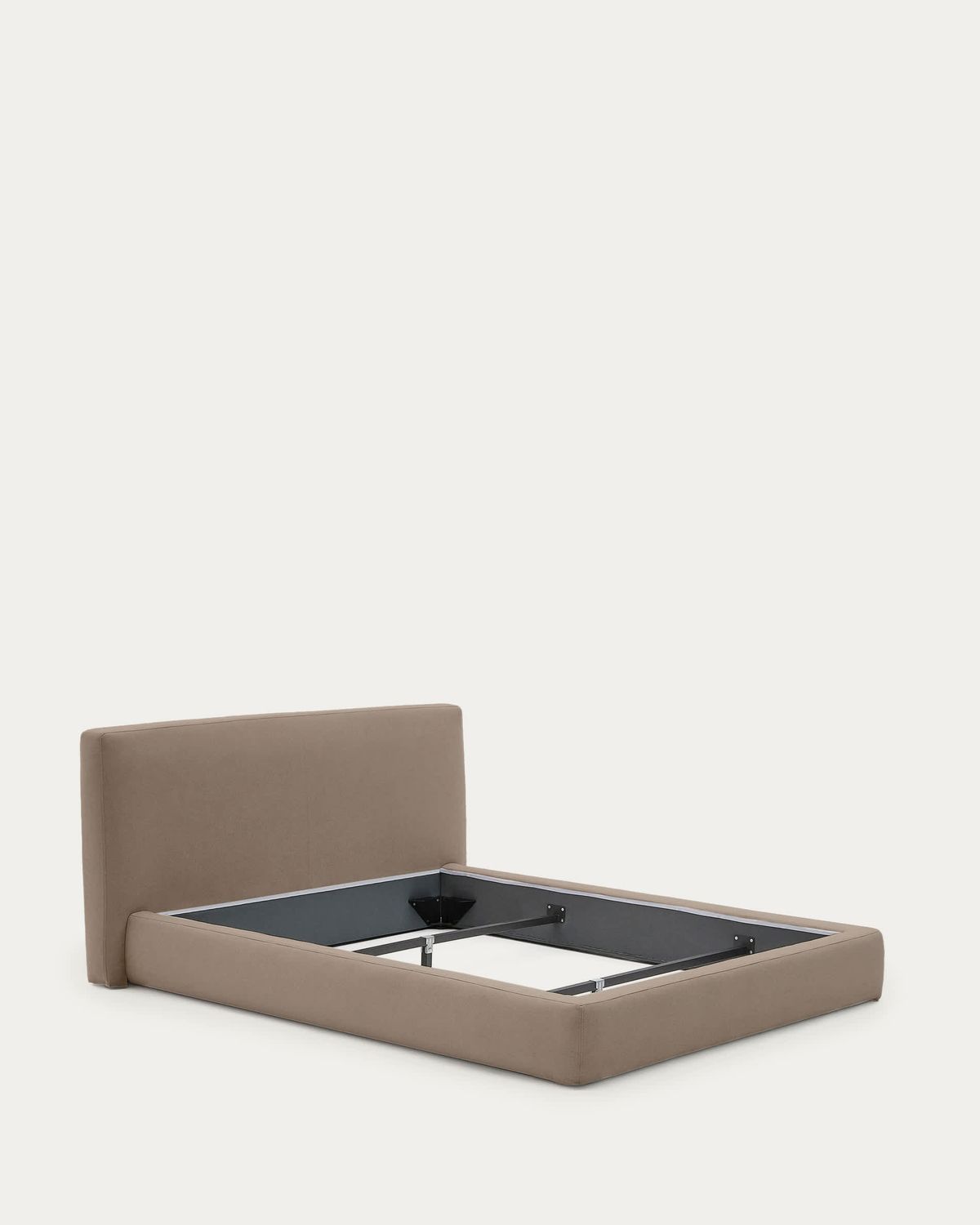 Cama desenfundable Blok marrón para colchón de 180 x 200 cm FSC Mix Credit