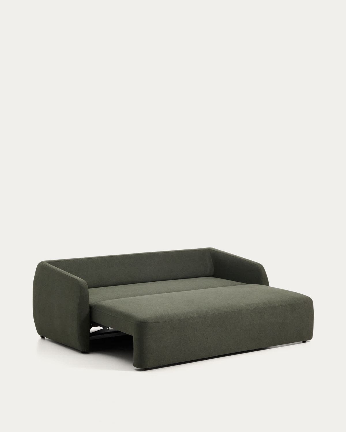 Sofá cama Laira 3 plazas de chenilla verde oscuro 218 cm FSC Mix Credit