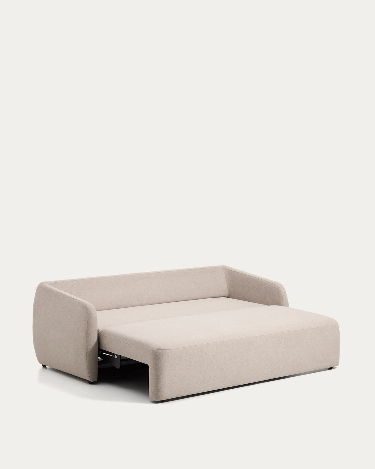 Sofá cama Laira 3 plazas de chenilla beige 218 cm FSC Mix Credit