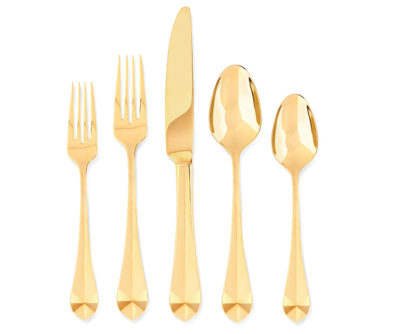 Belvoir Full Gold 18/10 5 Piece Set