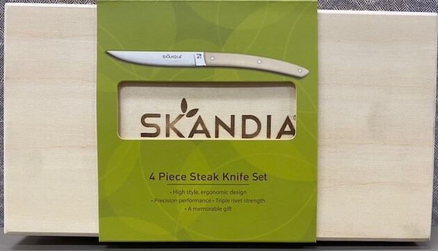 Vivid Cream 4PC Steak Set