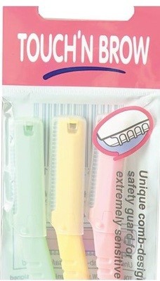 Touch'N Brow (straight) razor 3pck
