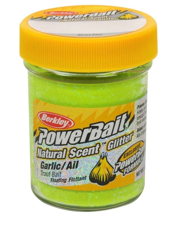 Berkley Powerbait Chartreuse Glitter Knoblauch