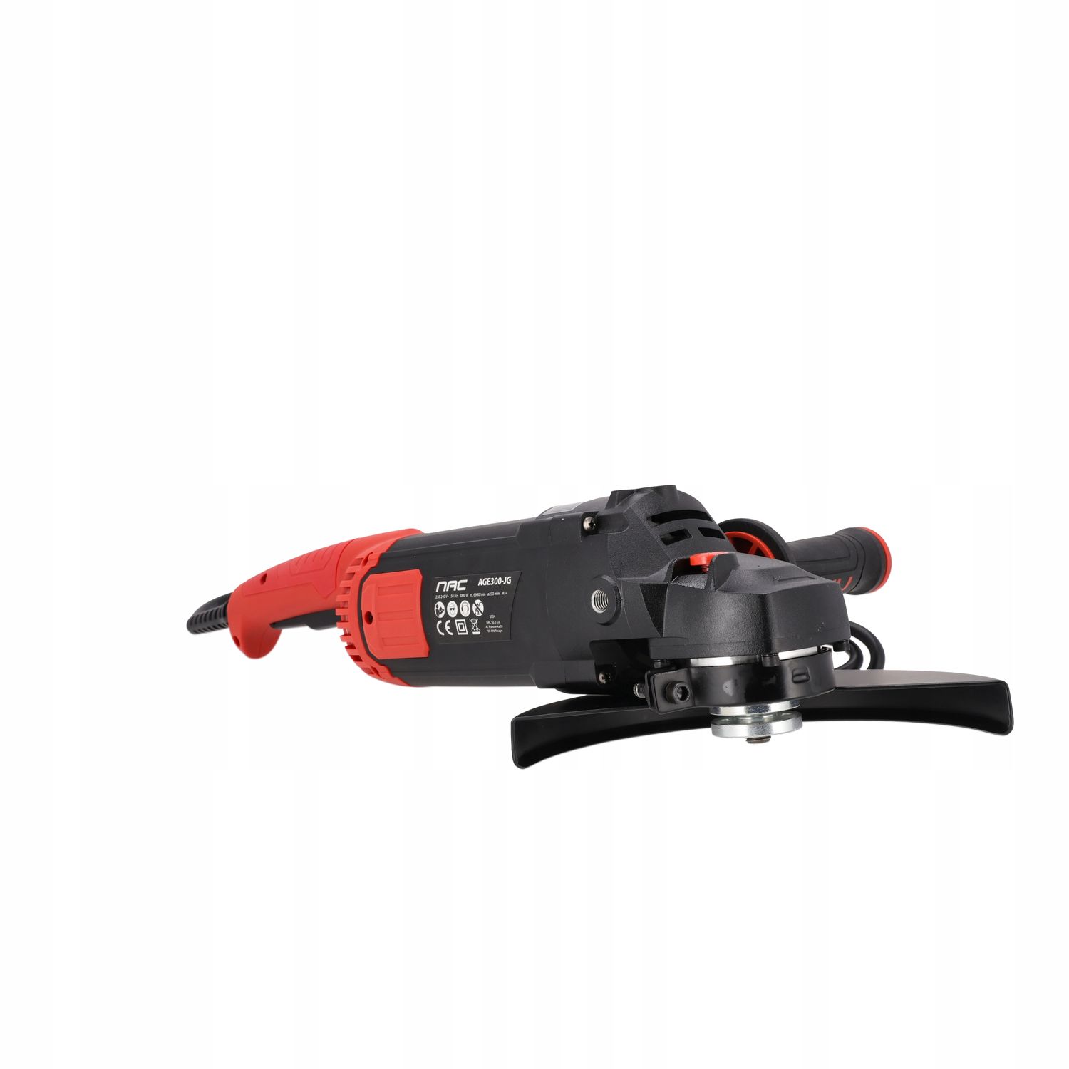 SZLIFIERKA KĄTOWA NAC AGE300-JG Soft Start 230mm moc 3000W 6600 obr./min !